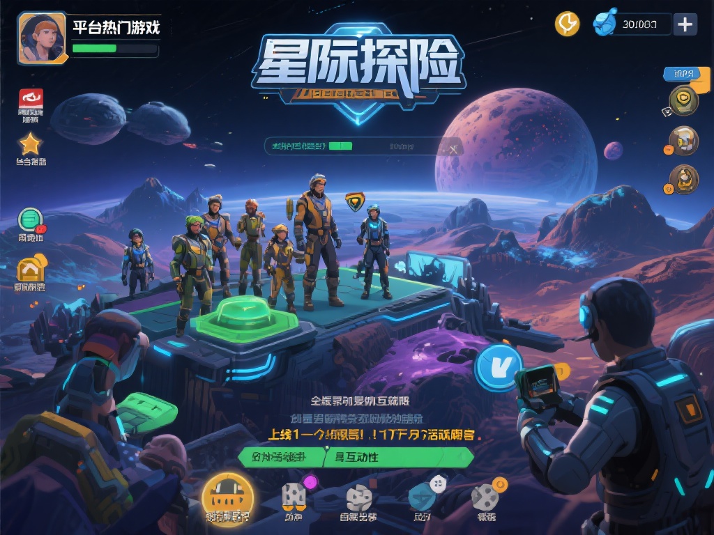 以平台上的一款热门游戏为例，这款名为“星际探险”的